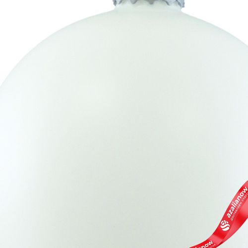 Фото 5: Украшение «Шар» (пластик), D24см, белый