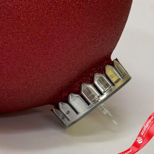 Фото 5: Украшение «Шар с блестками» (пластик), D20см, красный