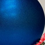 Маленькое фото 3: Украшение «Шар с блестками» (пластик), D24см, синий