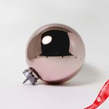 Маленькое фото 1: Украшение «Шар зеркальный» (пластик), D24см, розовое золото