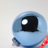 Маленькое фото 2: Украшение «Шар зеркальный» (пластик), D24см, синий