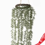 Маленькое фото 5: Венок подвесной сосновый, Н100хD17см, зеленый