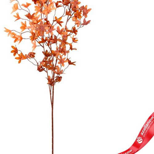 Фото 3: Ветка декоративная искусственная (пластик), 120см, оранжевый