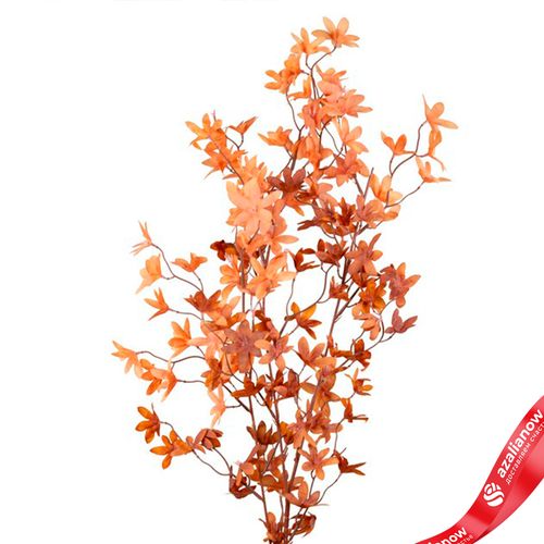 Фото 4: Ветка декоративная искусственная (пластик), 120см, оранжевый