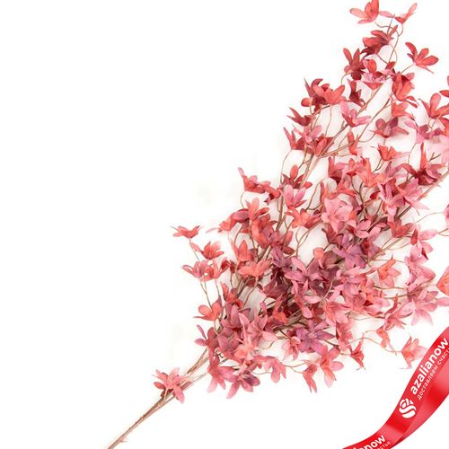 Фото 2: Ветка декоративная искусственная (пластик), 120см, темно-розовый