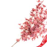 Маленькое фото 2: Ветка декоративная искусственная (пластик), 120см, темно-розовый