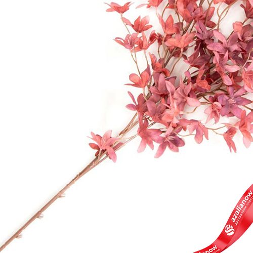 Фото 5: Ветка декоративная искусственная (пластик), 120см, темно-розовый