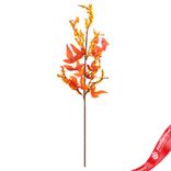 Маленькое фото 1: Ветка искусственная «Осенняя с ягодами», H62 см, оранжевый