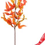 Маленькое фото 3: Ветка искусственная «Осенняя с ягодами», H62 см, оранжевый