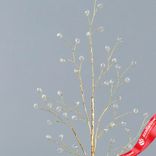 Маленькое фото 2: Ветка с кристаллами, 50см, золотой