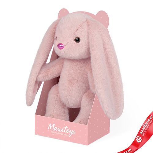 Игрушка м/н «Зайка» в подарочной коробке, 20см, розовый
