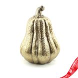 Маленькое фото 1: Сувенир «Тыква» (керамика), Н23х17,5х17,5см, золотой