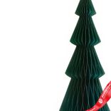 Маленькое фото 4: Сувенир «Елочка» (бумага), D13,5х35см, темно-зеленый