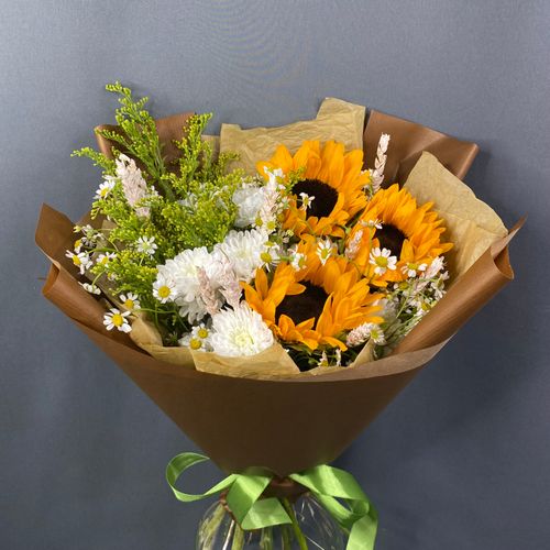 Фото флориста 1: Осенний букет цветов
