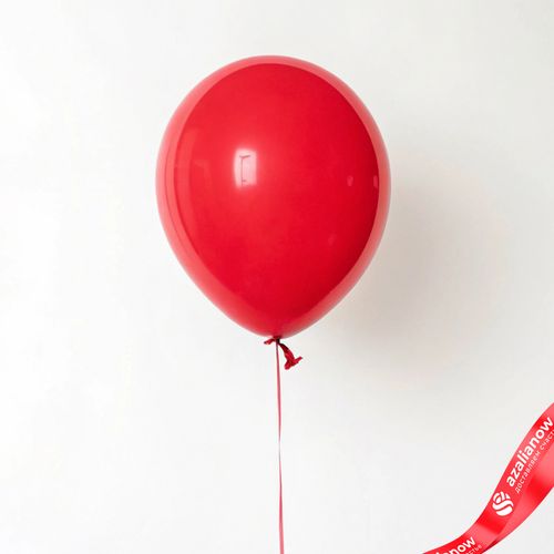 Шар с гелием красный, 30см