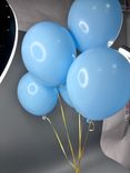Фото флориста 3: Шар с гелием, 30 см, нежно-голубой, макарунс