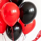 Маленькое фото 3: Композиция из 7 шаров с гелием, 30 см, вар. 22