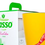 Маленькое фото 3: Горшок (Кашпо) с автополивом «Kalika Tondo», пластик, D17,3x26,5см, желтый