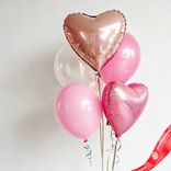 Маленькое фото 2: Композиция из шаров «Сердце для тебя»