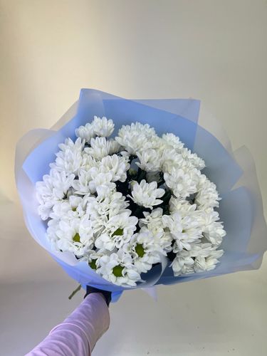 Фото флориста 4: Авторские букеты хризантем