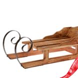 Маленькое фото 2: Сувенир «Санки» (дерево), 16х47х18, натуральный