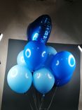 Фото флориста 2: Композиция из шаров «Голубые мечты»