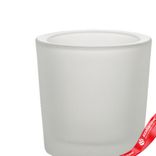 Маленькое фото 2: Подсвечник «Стакан» (стекло), D6xH6см, прозрачный, матовый