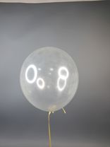 Фото флориста 3: Шар с гелием, 30 см, прозрачный, кристалл