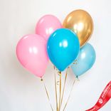 Маленькое фото 1: Композиция из 5 шаров с гелием, 30 см, вар.18