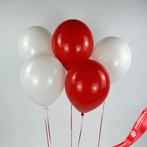 Композиция из 5 шаров с гелием, 30 см, вар. 25