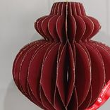 Маленькое фото 2: Украшение подвесное «Юла» (бумага), D8х10см, красный