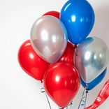 Маленькое фото 2: Композиция из 8 шаров с гелием, 30 см