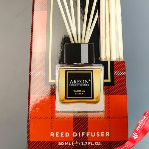 Фото 4: Аромат для дома «Areon Tartan Ванилла Блэк», 50мл. Сервис доставки цветов AzaliaNow