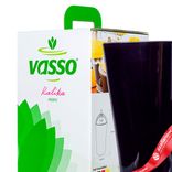 Маленькое фото 2: Горшок (Кашпо) с автополивом «Kalika Perfo», пластик, D15,5x26,5см, сливовый