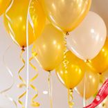 Маленькое фото 3: Композиция из 15 шаров с гелием «День рождения»