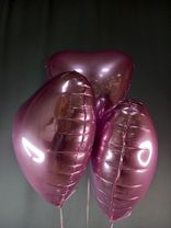 Фото флориста 1: Шары с гелием «Сердце», розовый, 3 шт, 48 см
