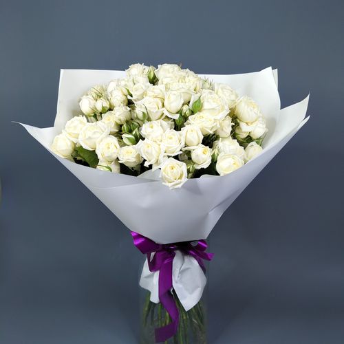 Фото флориста 1: Белые розы