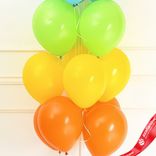 Маленькое фото 4: Композиция из 16 шаров с гелием, 30 см, ассорти