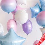 Маленькое фото 4: Композиция из 18 шаров с гелием «Звезды и Круги», ассорти