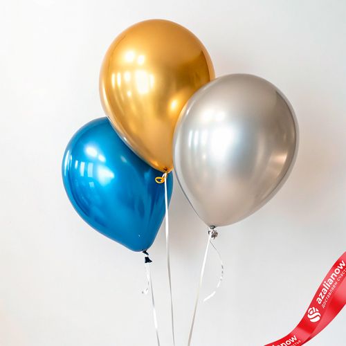 Композиция из 3 шаров с гелием, 30 см, вар.4