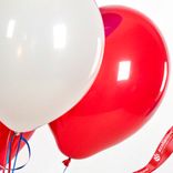 Маленькое фото 5: Композиция из 7 шаров с гелием, 30 см, вар.1
