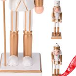 Маленькое фото 5: Сувенир «Щелкунчик» (дерево), 25х9х6см, в асс., белый/золотой