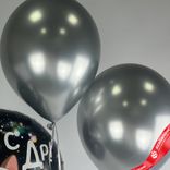 Маленькое фото 4: Композиция из 3 шаров с гелием «С ДР (котик)», вар. 2