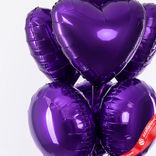 Маленькое фото 5: Композиция из 10 шаров с гелием «Комбо», фиолетовый