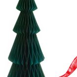 Маленькое фото 3: Сувенир «Елочка» (бумага), D13,5х35см, темно-зеленый