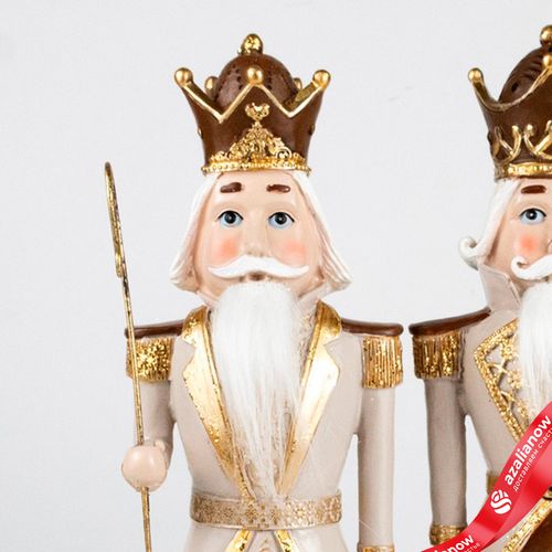 Фото 4: Сувенир «Щелкунчик» (полирезин), Н30,5х9,5х7см, в асс., коричневый