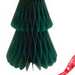 Маленькое фото 5: Сувенир «Елочка» (бумага), D13,5х35см, темно-зеленый