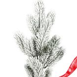 Маленькое фото 5: Ветка еловая заснеженная, 48см, белый