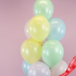 Маленькое фото 2: Композиция из 10 шаров с гелием, 30 см, ассорти