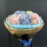 Фото флориста 1: Букет из 5 гортензий микс «С любовью»